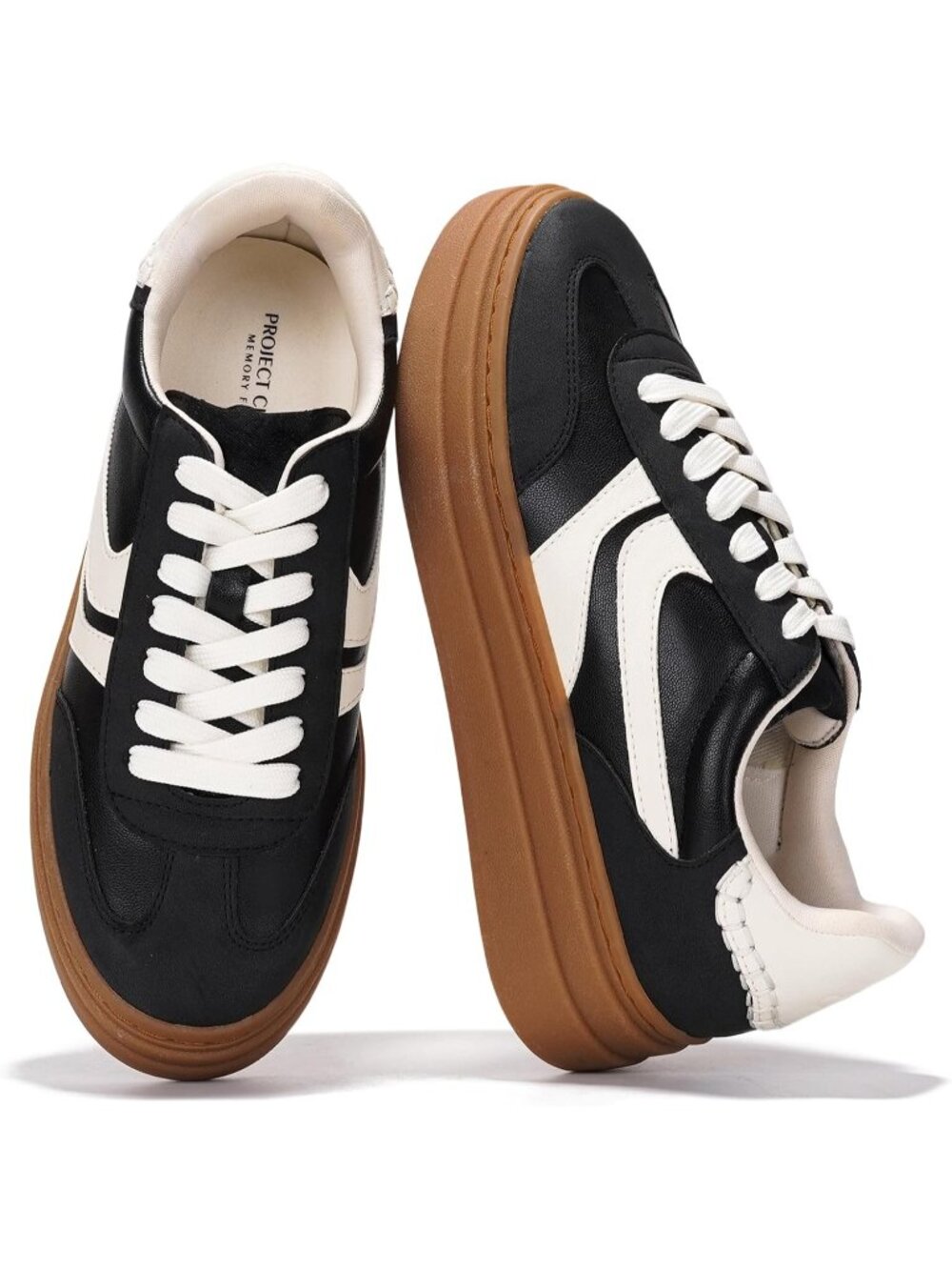 Women's Black Memory Foam Insole for Comfortable Non-Slip Casual Fashion Sneaker